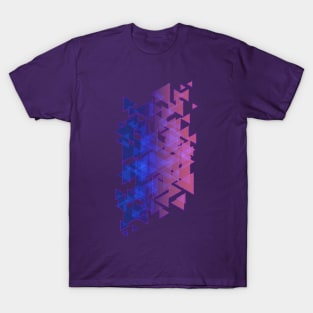 Random triangles overlap design T-Shirt